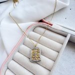 Aster gold silver necklace