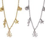 Marble & sea necklace