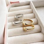 soft glam hoop earring